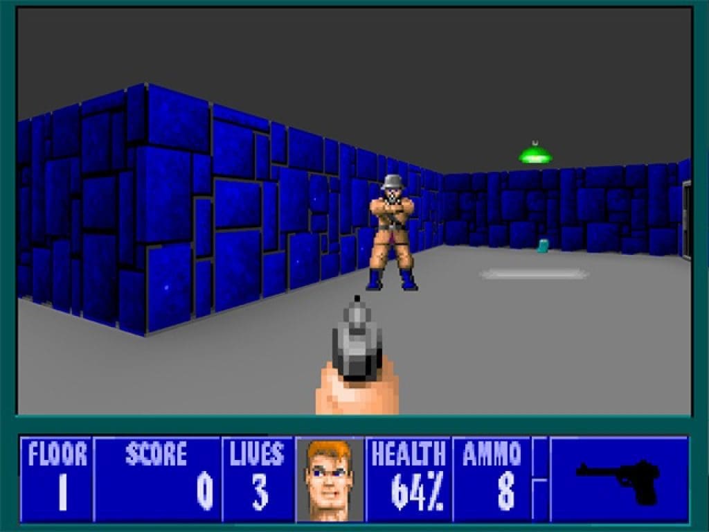 Wolfenstein 3D gameplay
